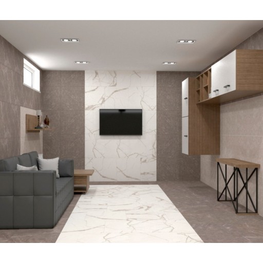 Керамогранит Juliano Marble porcelain белый 60*60 JLBMB8561N
